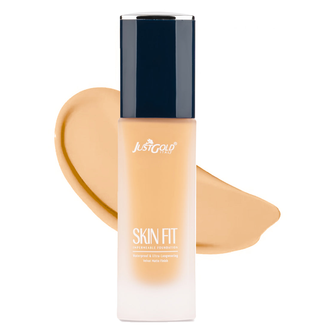 Justgold Skin Fit Impermeable Foundation Waterproof & Ultra-Longwearing Velvet Matte Finish