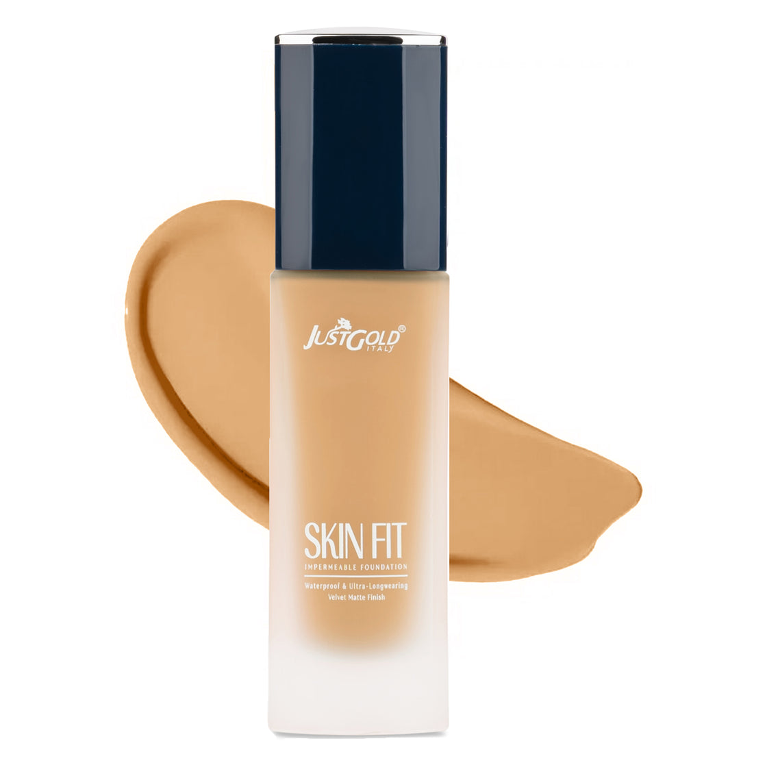 Justgold Skin Fit Impermeable Foundation Waterproof & Ultra-Longwearing Velvet Matte Finish