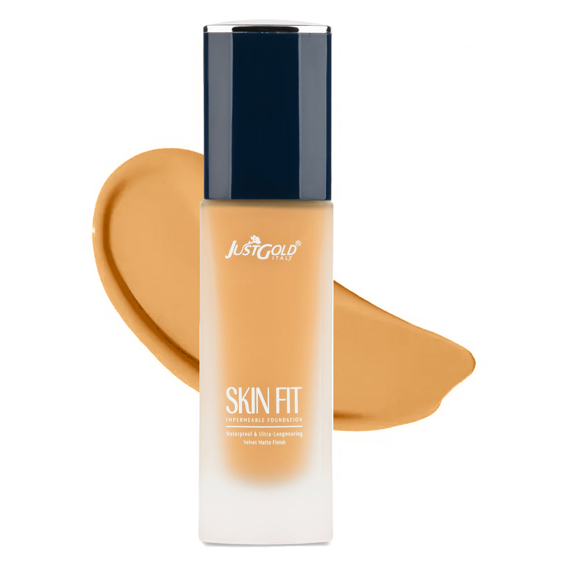 Justgold Skin Fit Impermeable Foundation Waterproof & Ultra-Longwearing Velvet Matte Finish