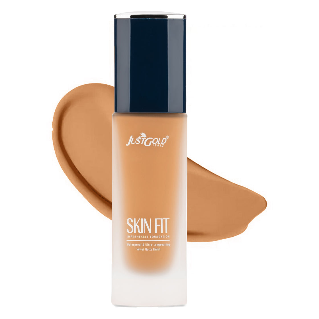 Justgold Skin Fit Impermeable Foundation Waterproof & Ultra-Longwearing Velvet Matte Finish