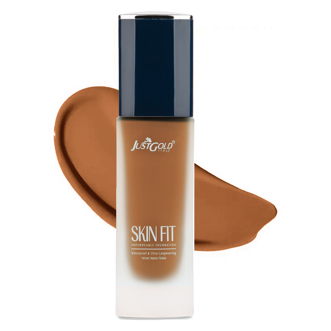 Justgold Skin Fit Impermeable Foundation Waterproof & Ultra-Longwearing Velvet Matte Finish