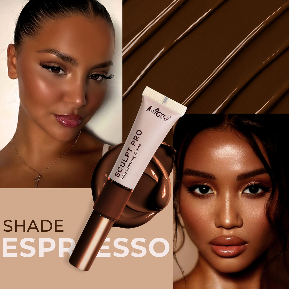 Justgold Sculpt Pro Silky Bronzing Creme
