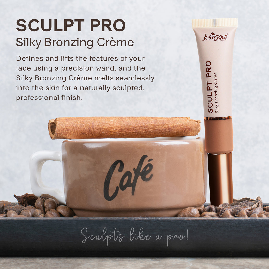 Justgold Sculpt Pro Silky Bronzing Creme