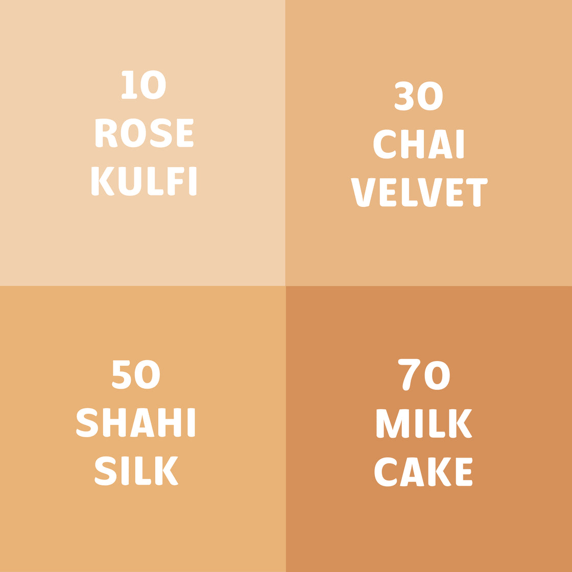 JUSTGOLD SKIN FIT IMPERMEABLE FOUNDATION TESTER