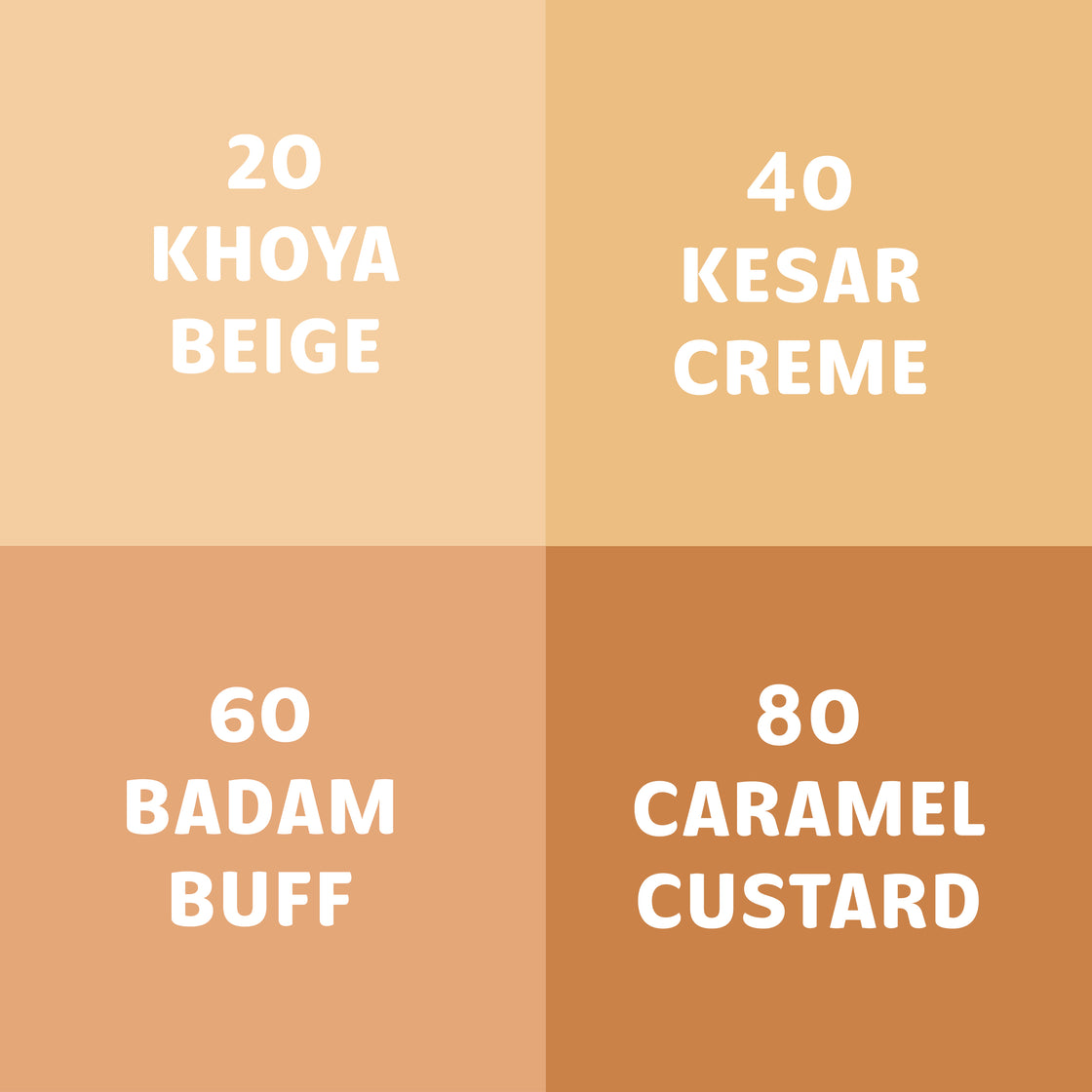 JUSTGOLD SKIN FIT IMPERMEABLE FOUNDATION TESTER