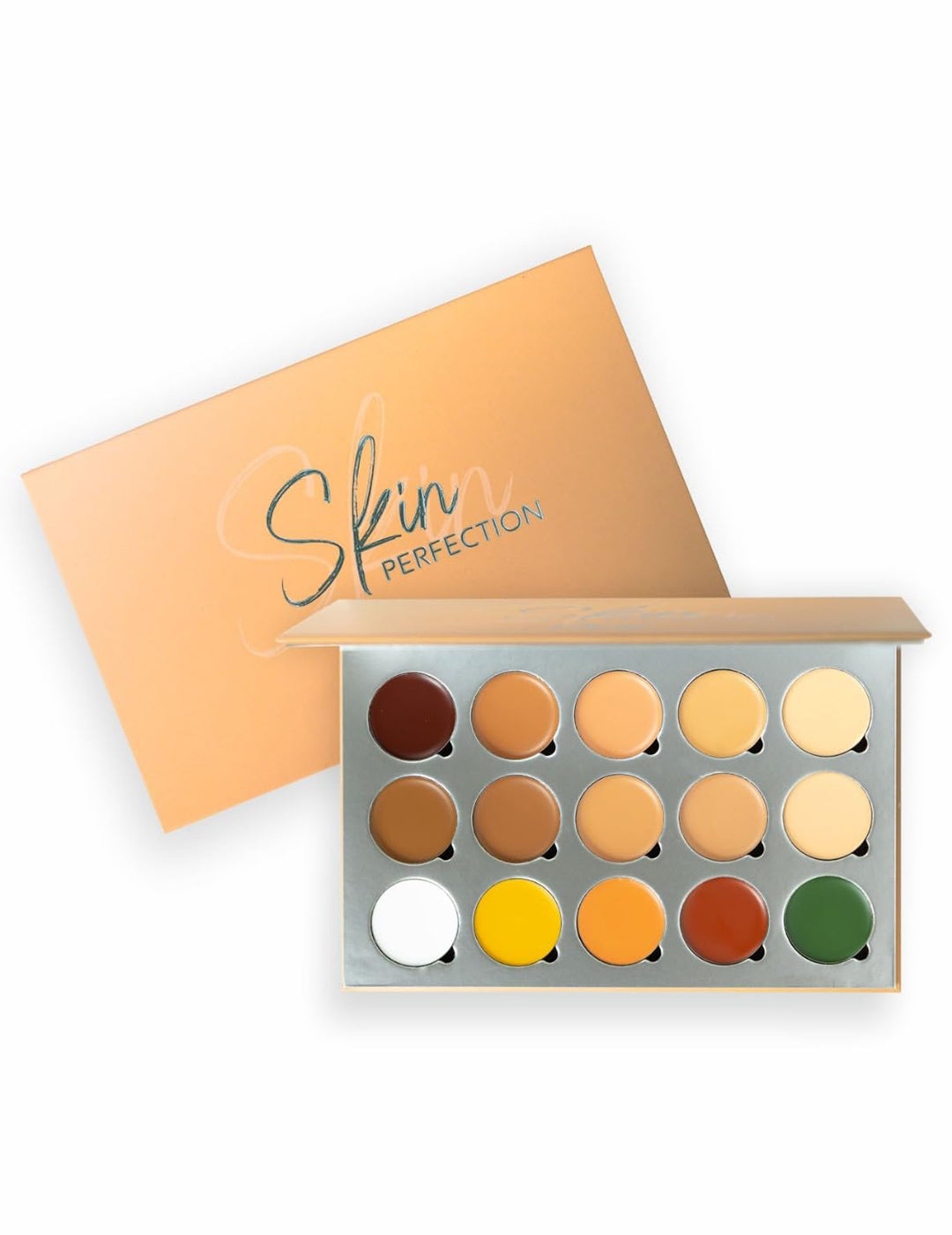 Justgold Skin Perfection Concealer Palette Full Coverage Creamy Matte Multi-Purpose Palette