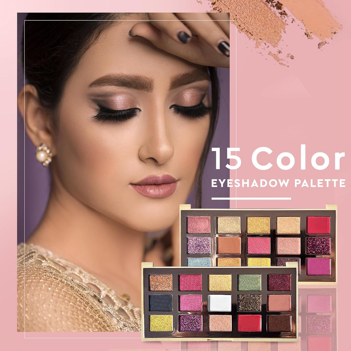 JustGold Master Professional Multi Pigments Eyeshadow Palette #568