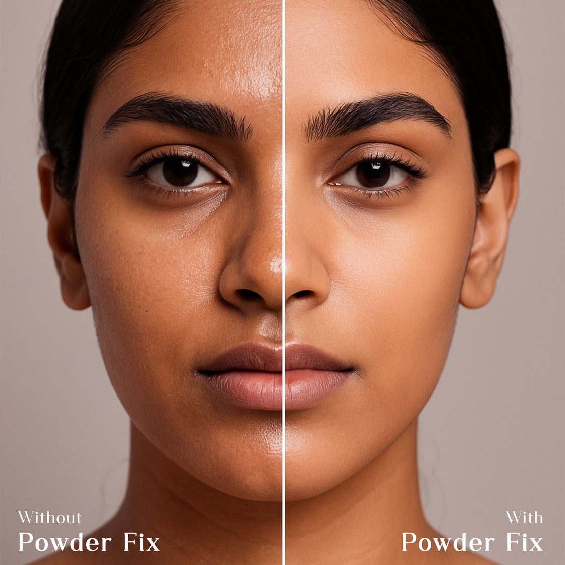 Justgold Powder Fix Oil Control & Waterproof with Squalane, Hyaluronic Acid & Jojoba Oil