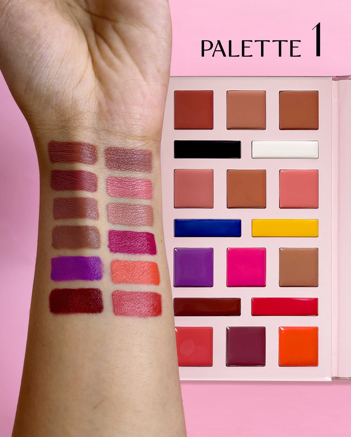 JUSTGOLD - 9389 ARTIST LIP COLOUR PALETTE