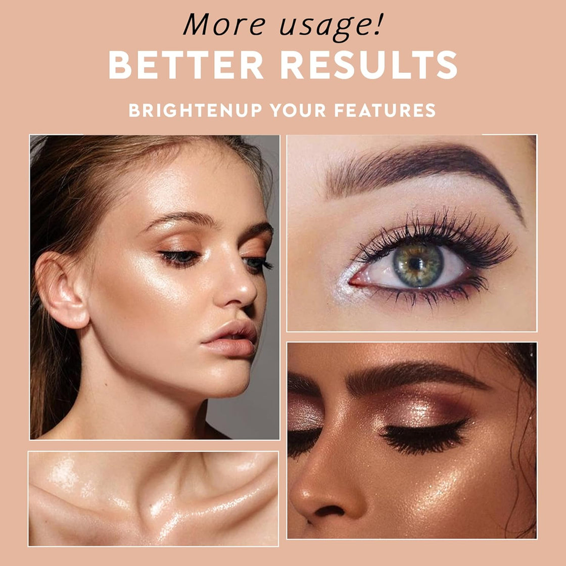 Justgold Master Professional Collection Highlighter Palette - #566 Ultra Blendable and Long Lasting