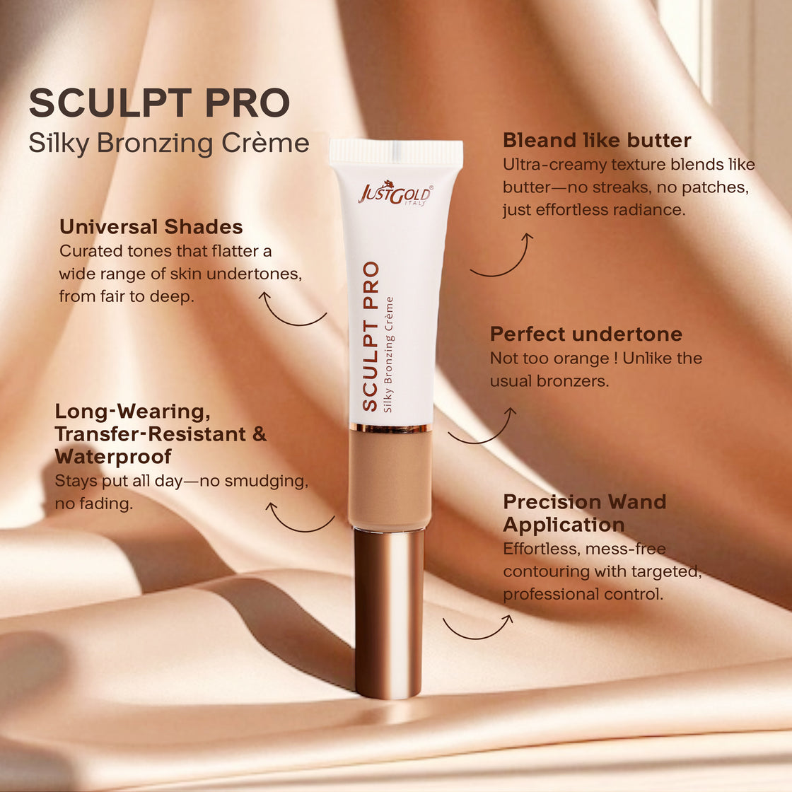 Justgold Sculpt Pro Silky Bronzing Creme