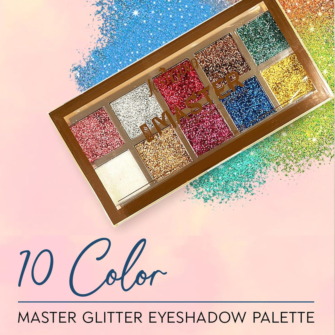 JUSTGOLD-563 MASTER PROFESSIONAL COLLECTION GLITTER EYESHADOW PALETTE
