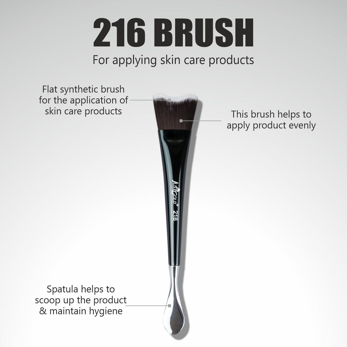 JUSTGOLD PROFESSIONAL BRUSH - 216