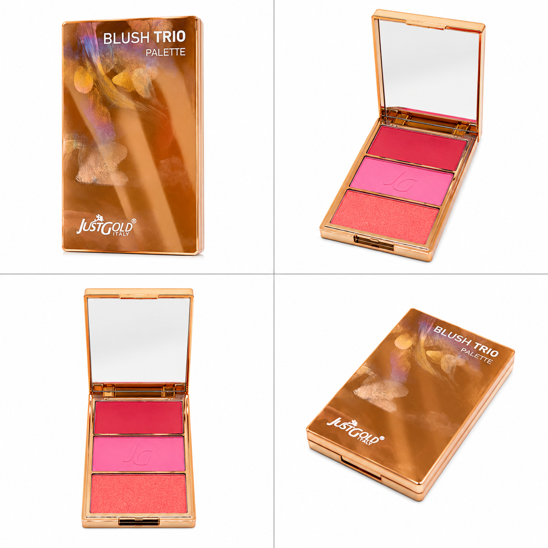 JUSTGOLD BLUSH TRIO PALETTE