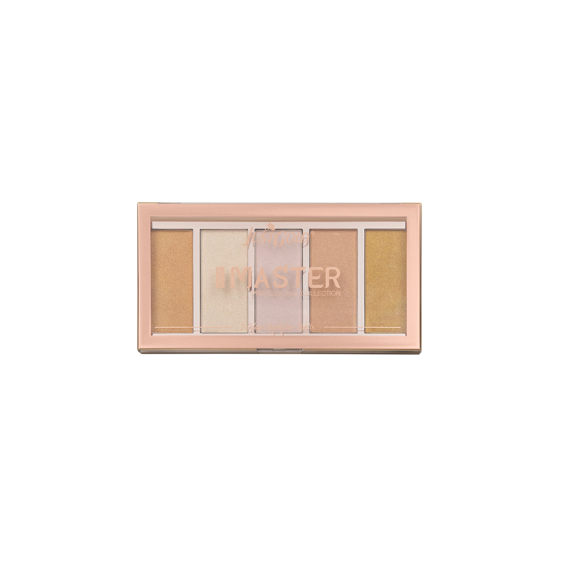 JUSTGOLD 566 - MASTER PROFESSIONAL 5 COLOUR HIGHLIGHT PALETTE