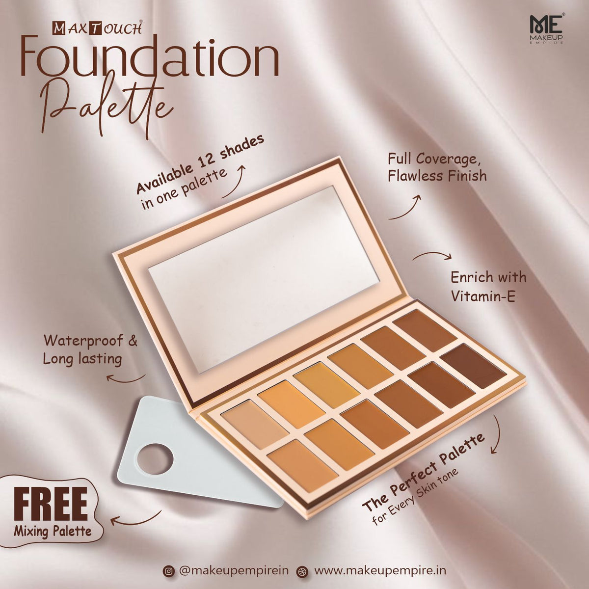 MAX TOUCH - 2553 FOUNDATION PALETTE