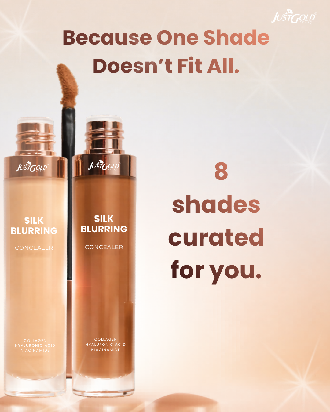 JUSTGOLD SILK BLURRING CONCEALER
