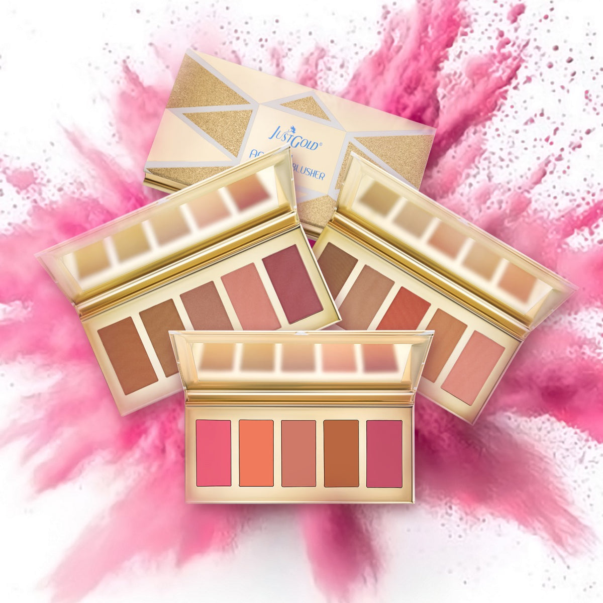 JUSTGOLD - 9388 ARTIST BLUSHER PALETTE