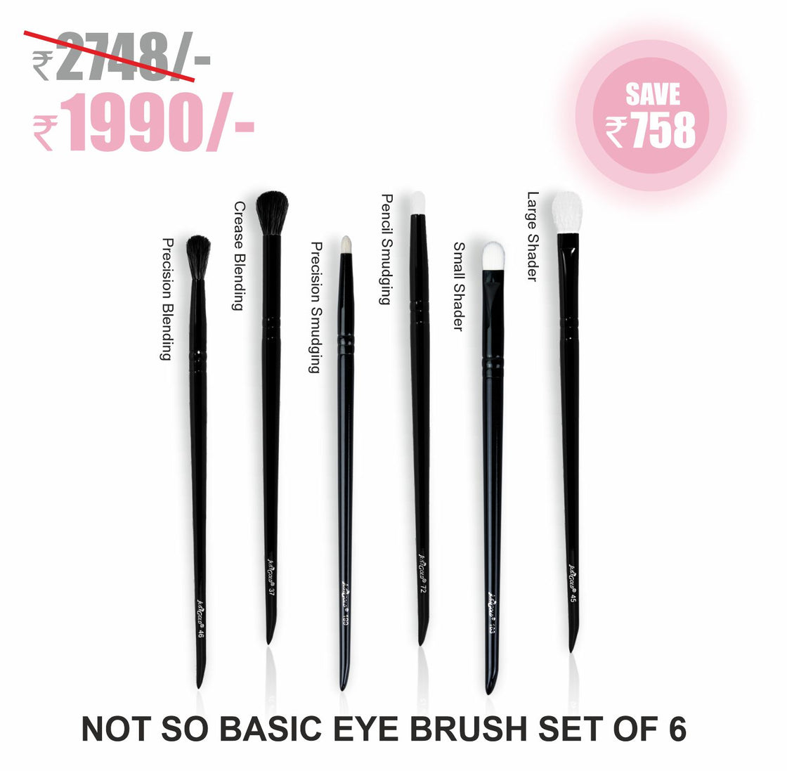 NOT SO BASIC EYE BRUSH SET OF 6