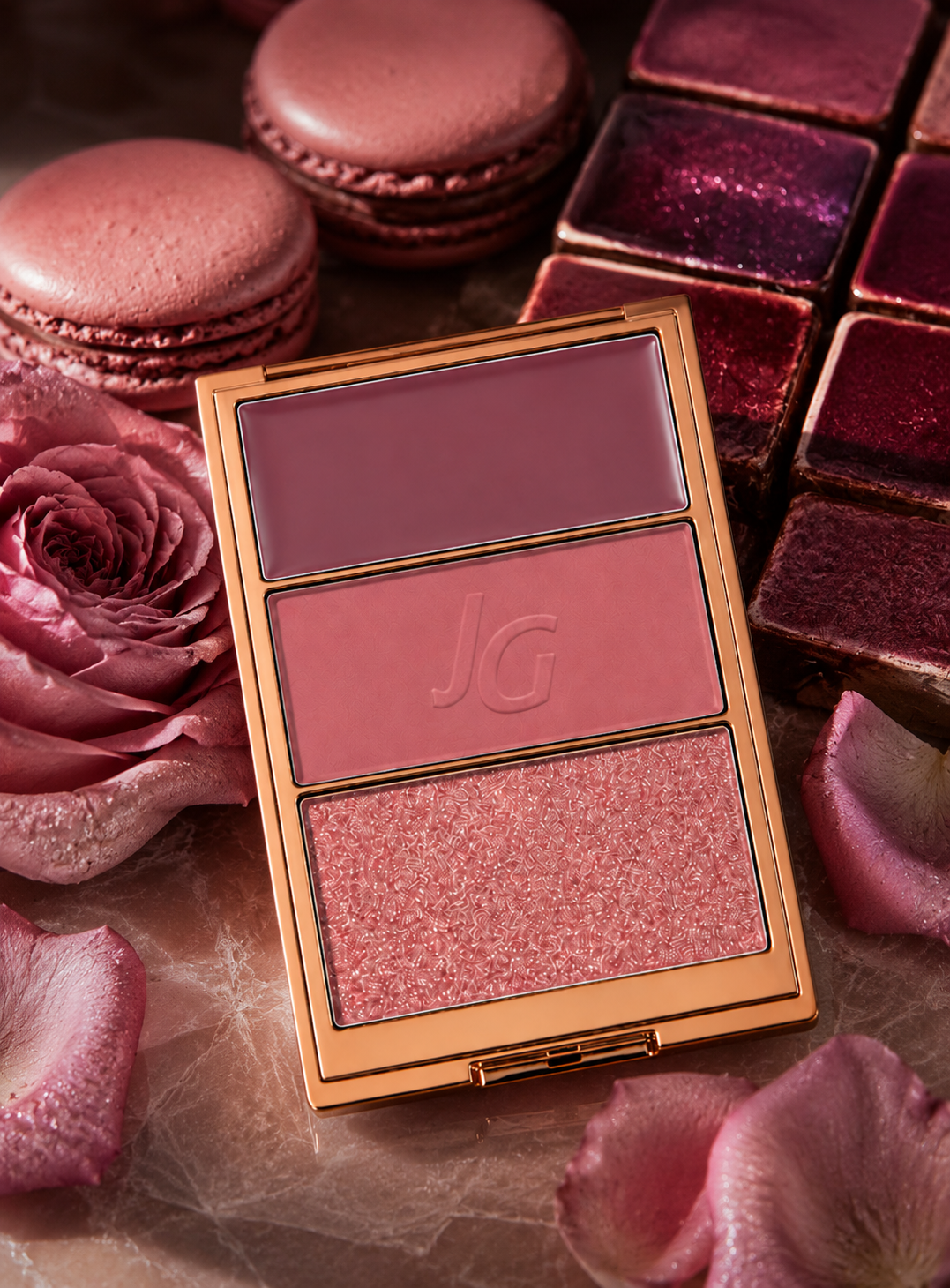 JUSTGOLD BLUSH TRIO PALETTE