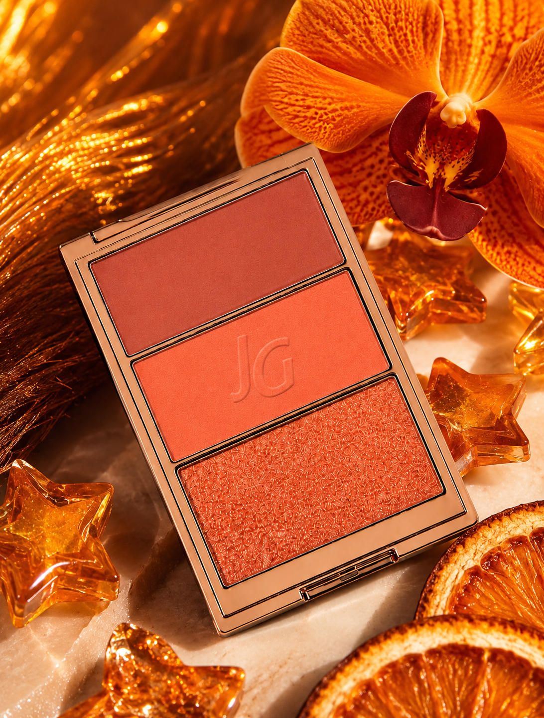 JUSTGOLD BLUSH TRIO PALETTE