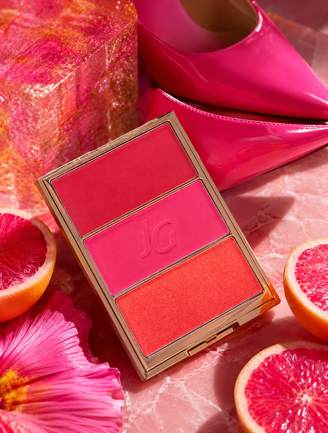 JUSTGOLD BLUSH TRIO PALETTE
