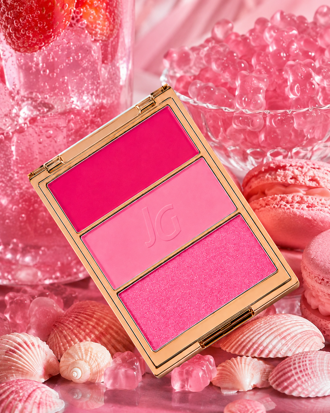 JUSTGOLD BLUSH TRIO PALETTE
