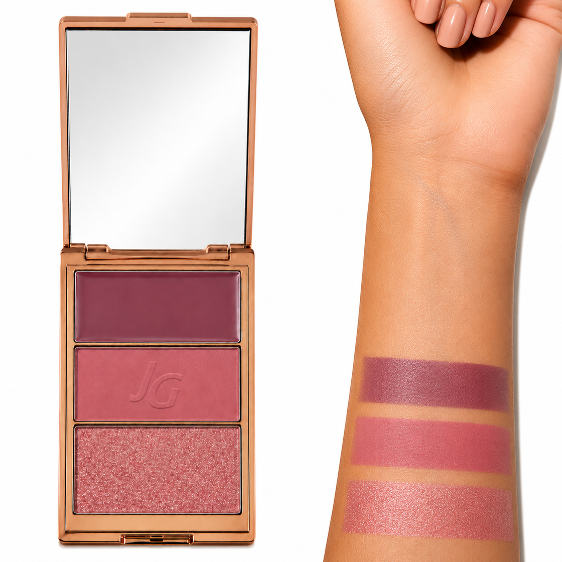 JUSTGOLD BLUSH TRIO PALETTE
