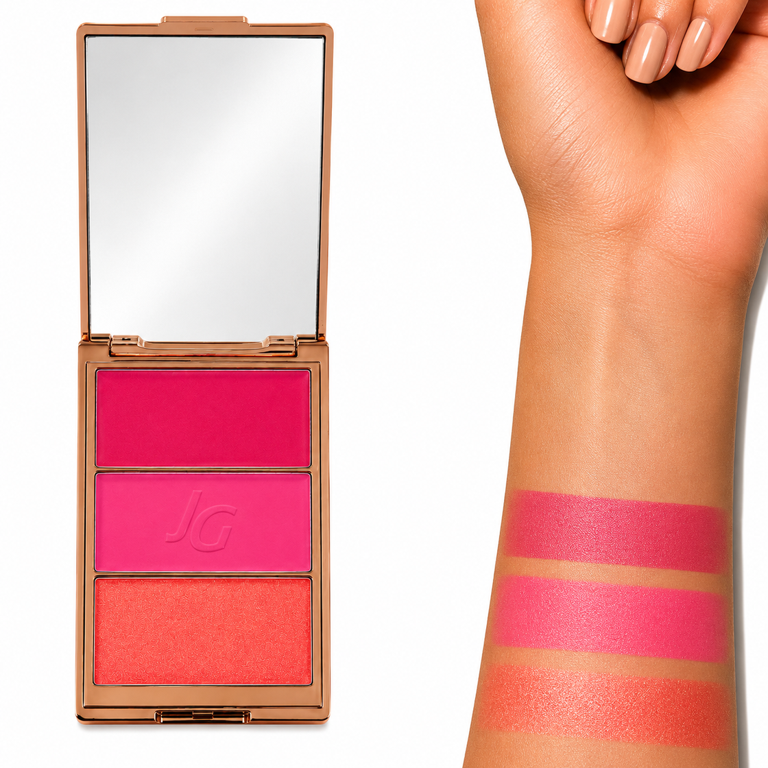 JUSTGOLD BLUSH TRIO PALETTE
