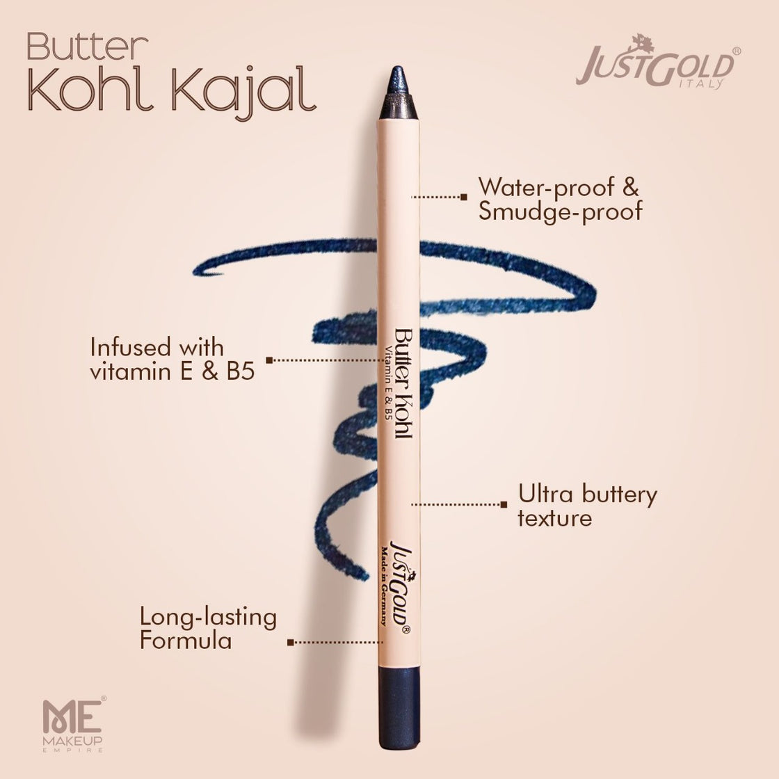 JUSTGOLD BUTTER KOHL KAJAL