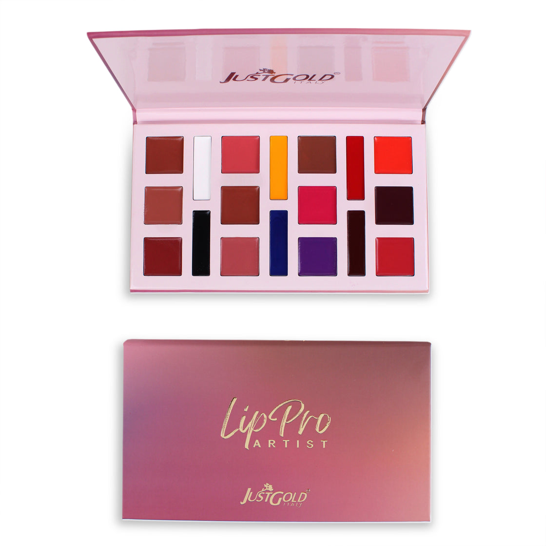 JUSTGOLD - 9389 ARTIST LIP COLOUR PALETTE