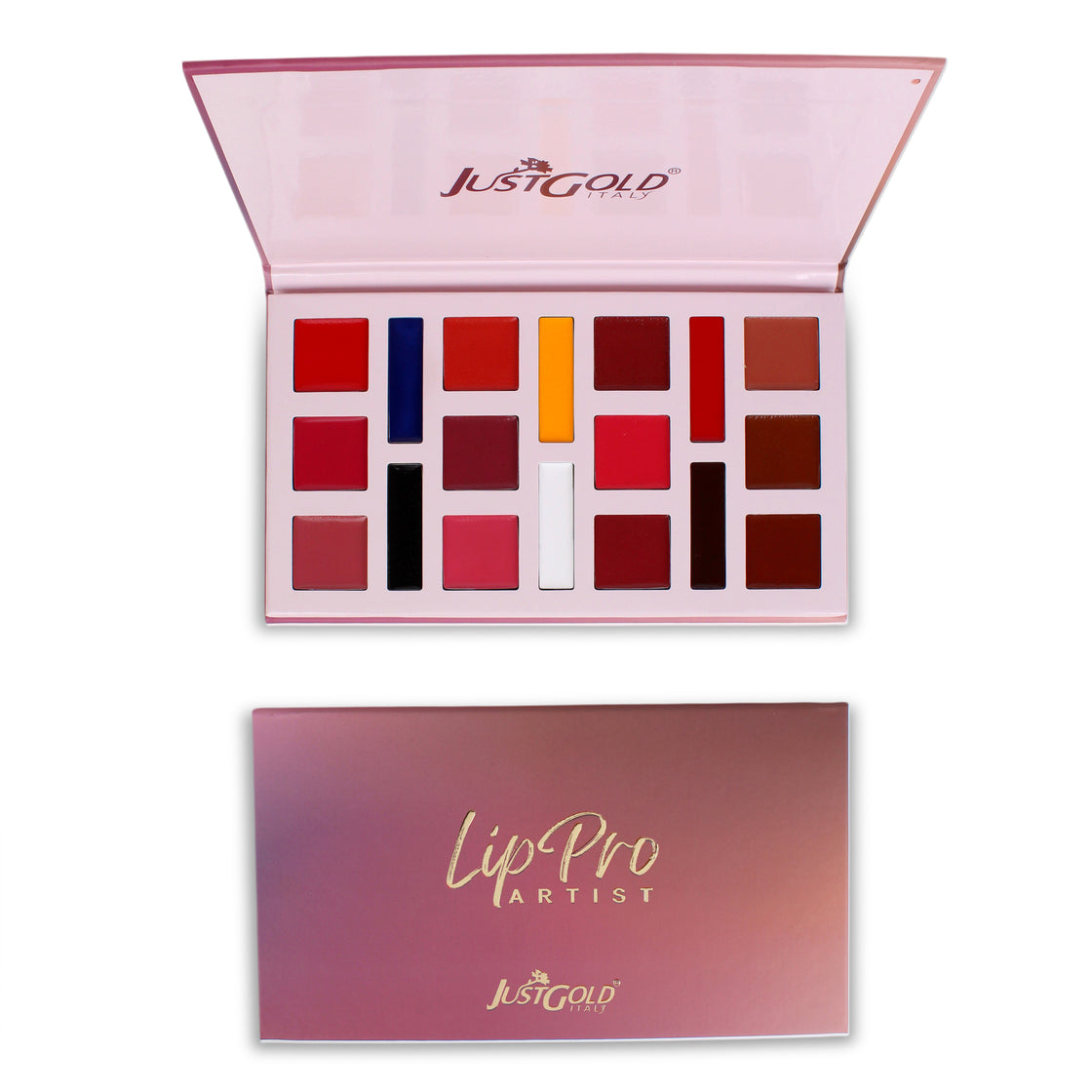 JUSTGOLD - 9389 ARTIST LIP COLOUR PALETTE